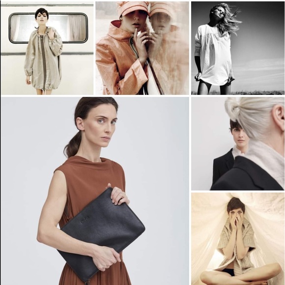 Anthro Gro Abrahamsson Wool Blend Colorblock Wrap Drape Cowl Cardigan Sweater - Picture 7 of 10